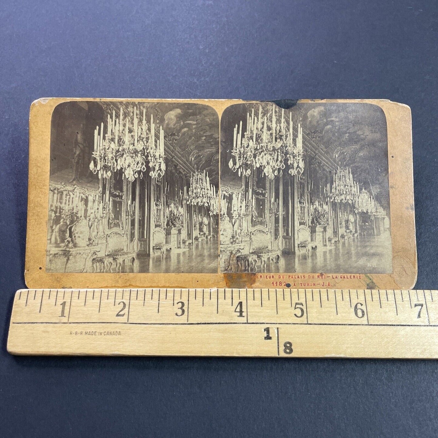 Antique 1870s Palais Royal Palace Paris France Stereoview Photo Card P4110