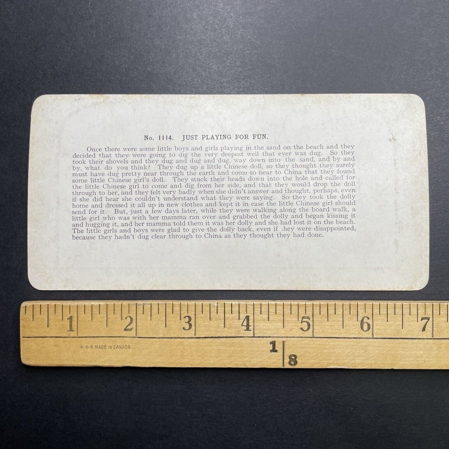 Antique 1892 Mother And Children In Beach Wear Stereoview Photo Card P1240