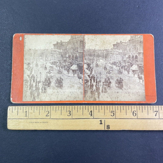 Broadway and 14th Street Manhattan Stereoview New York City c1860s Y2405