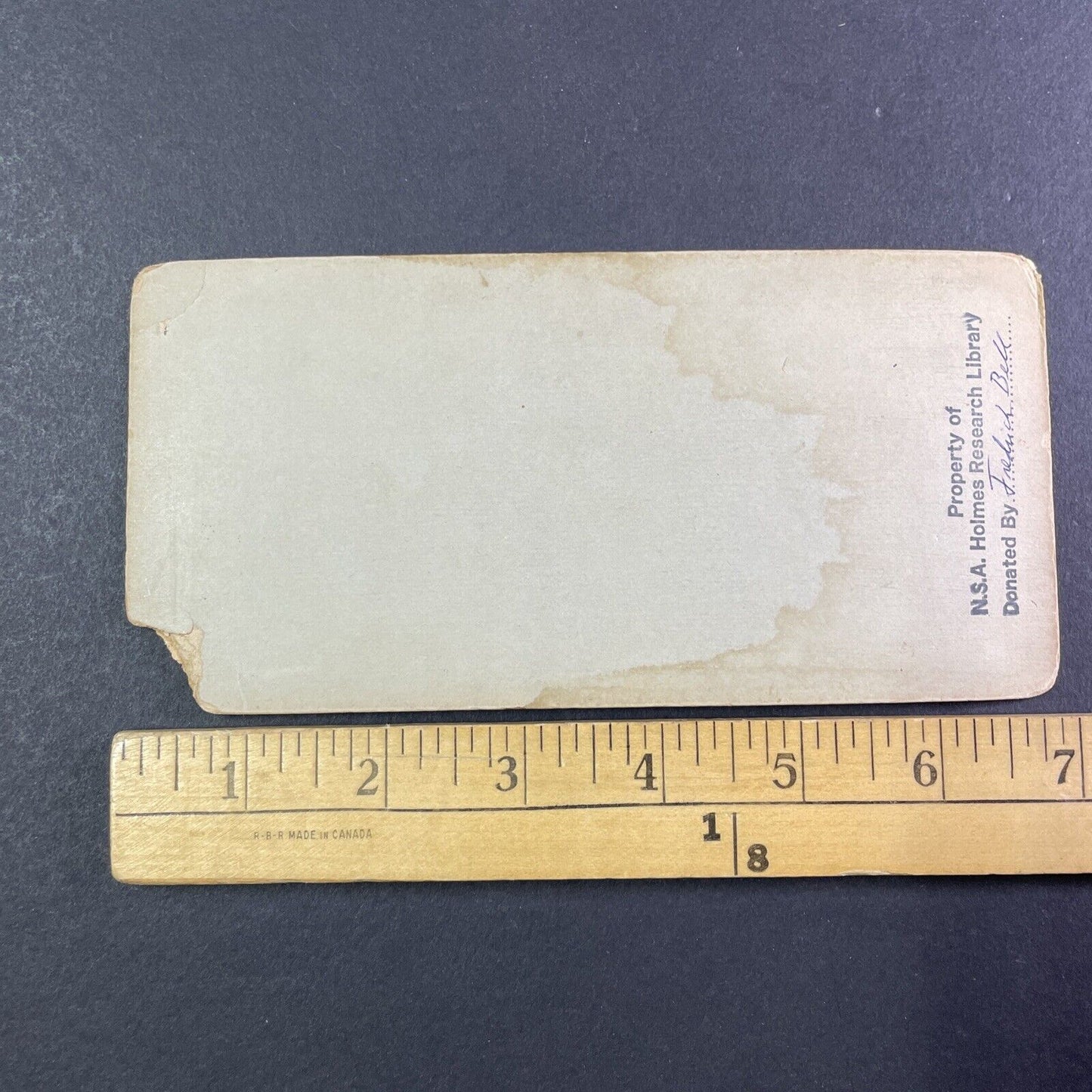 Severe Ice Storm House Damage Stereoview Charles Bierstadt c1870s Y1464