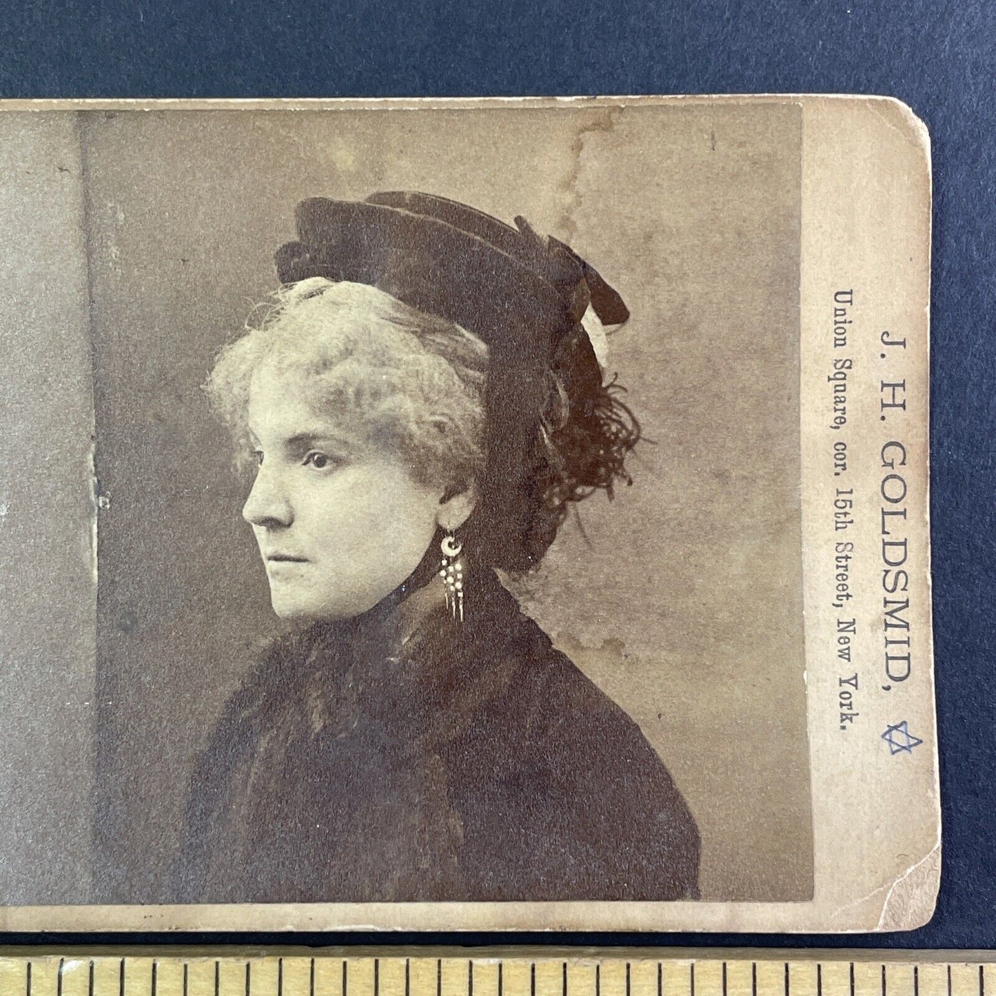 Actress Adelaide Neilson Stereoview From Romeo and Juliet Antique c1870s Y1309