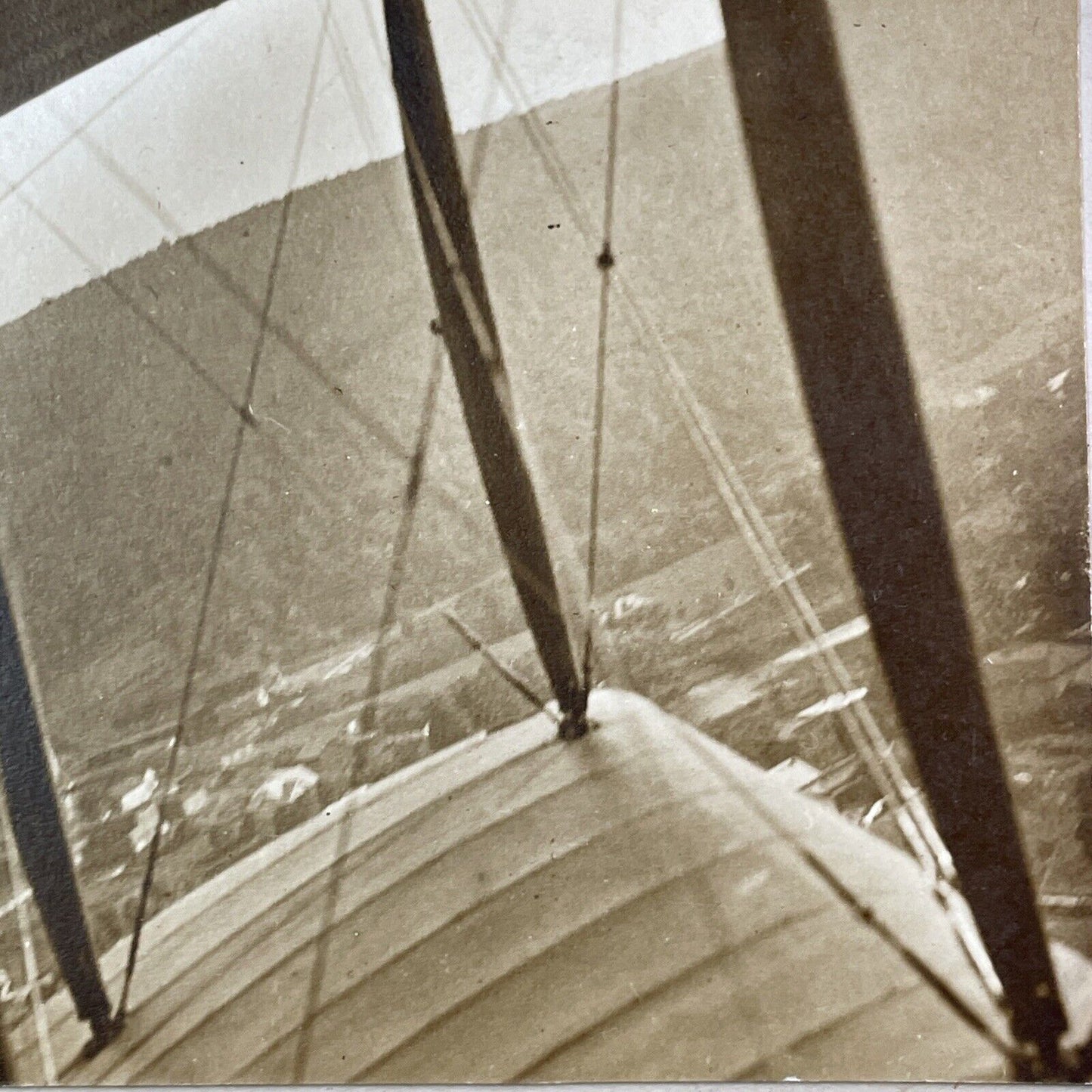 Pilot Lieutenant Raymond Parer Aerial Stereoscopic Survey Stereoview c1919 Y098