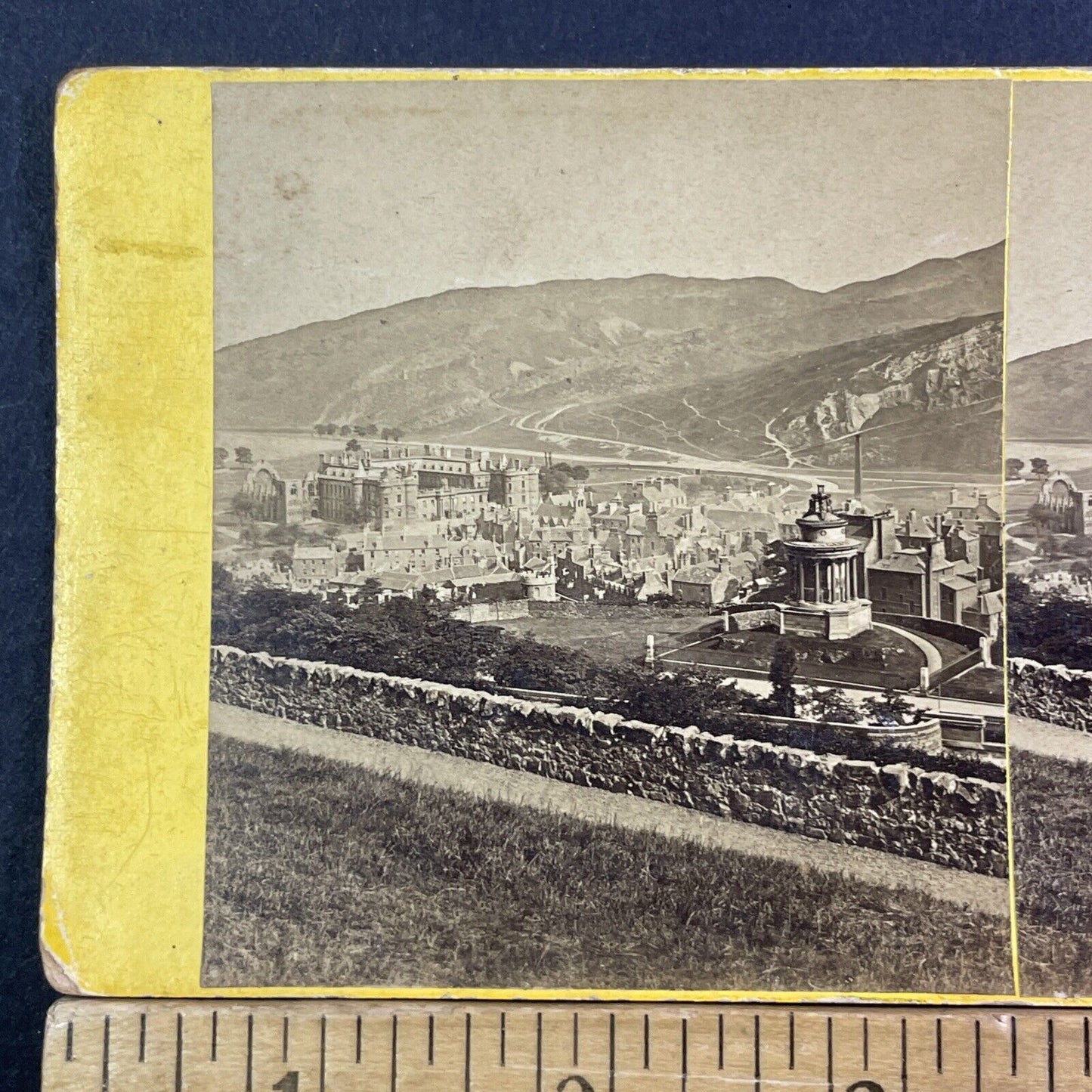 Robbie Burns Monument Scotland Stereoview Archibald Burns Antique c1872 X1913