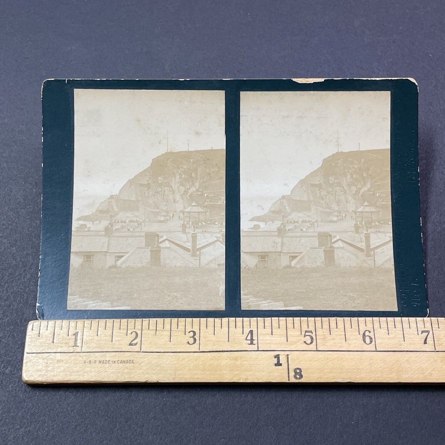 Antique 1910 Capstone Hill Ilfracombe UK Stereoview Photo Card V2200