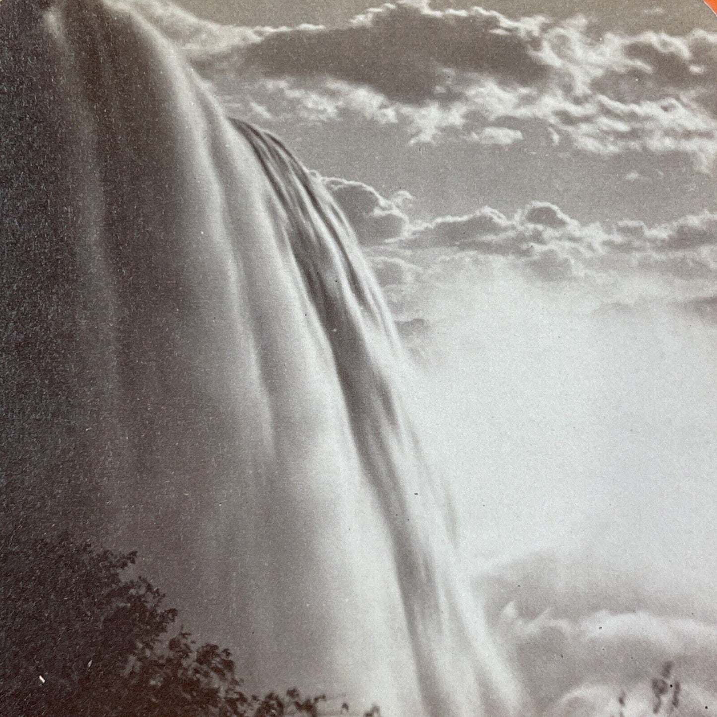 American Niagara Falls From Below Stereoview George Curtis Antique c1870 Y2440