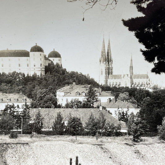 Antique 1920s Uppsala University Sweden Stereoview Photo Card V3002