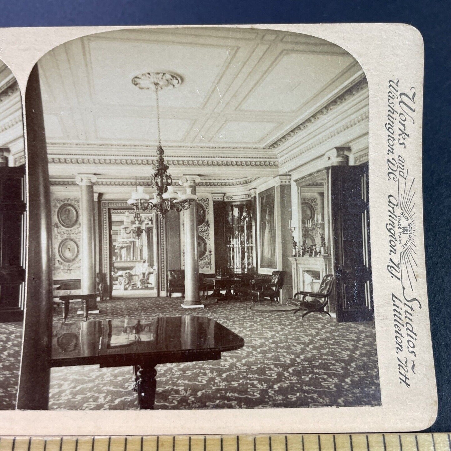 Antique 1890s Buckingham Palace England UK Stereoview Photo Card P3789