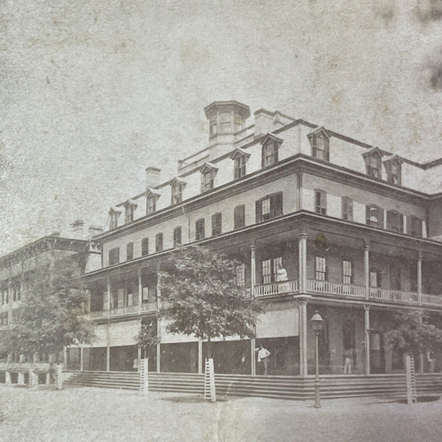 St. James Hotel Jacksonville FL Stereoview E&HT Anthony Antique c1876 Y056