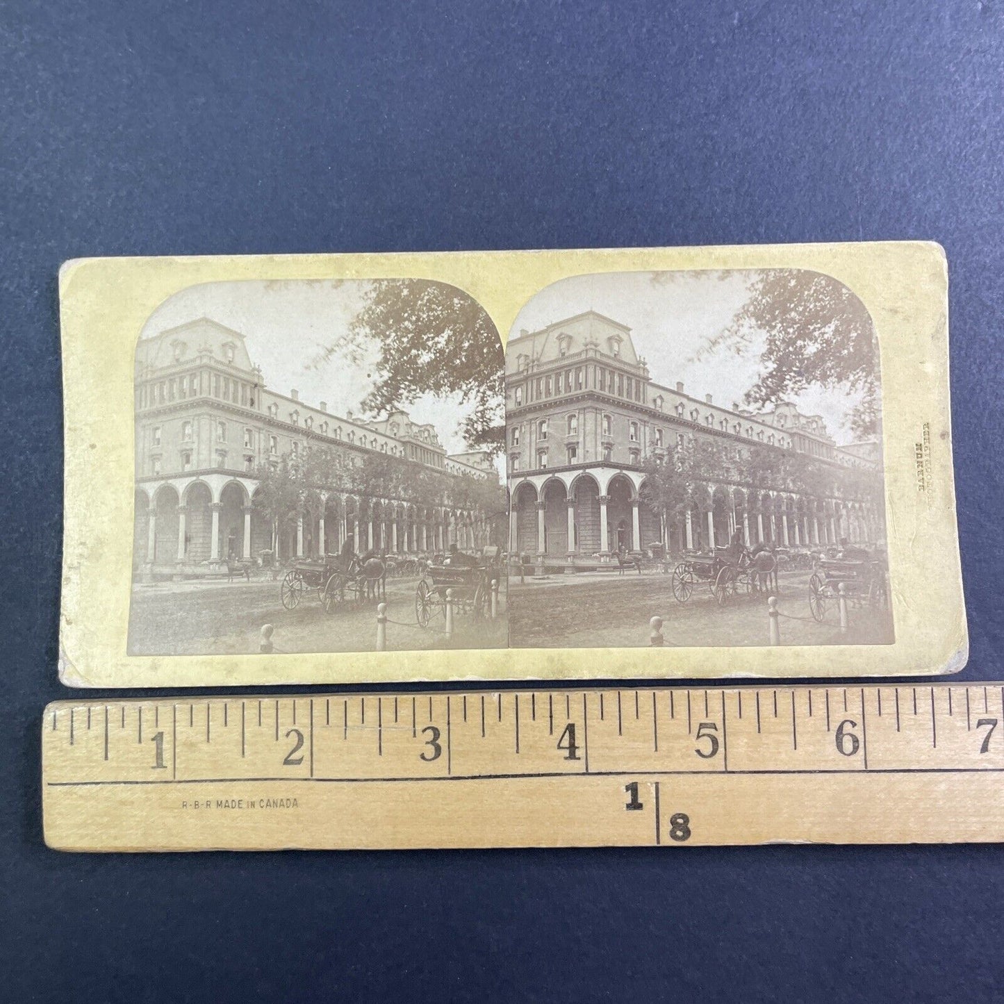 Congress Hall Saratoga Springs NY Stereoview By Deloss Barnum c1860s Y1195
