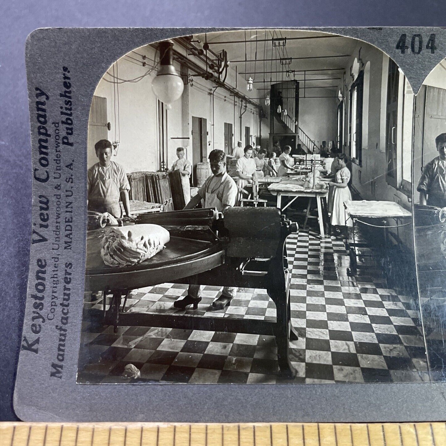 Antique 1910s Butter Factory In Hasley Denmark Stereoview Photo Card P3721