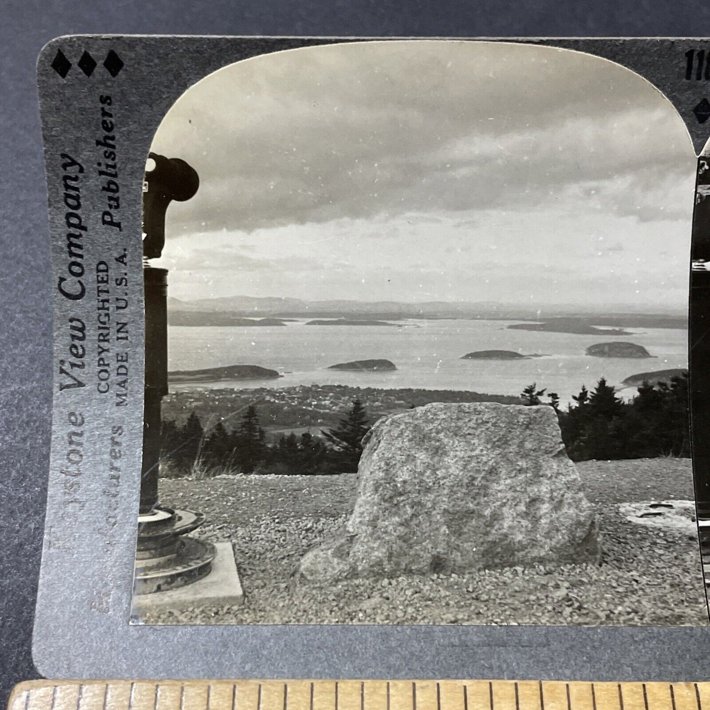 Antique 1910s Bar Harbor Maine Stereoview Photo Card V2629