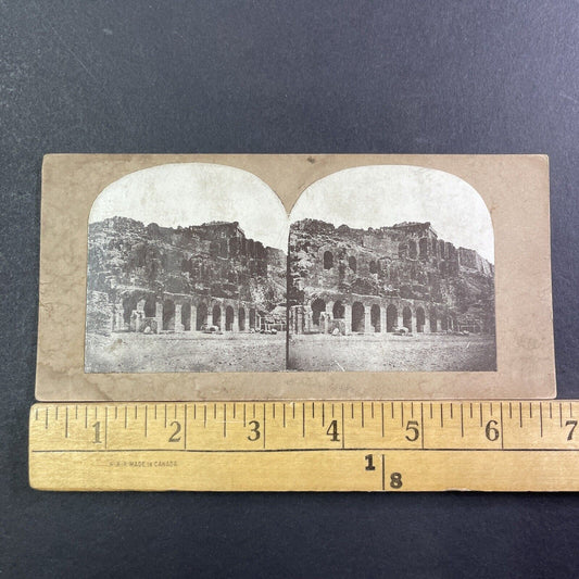 The Forum Rome Italy Ruins Unexcavated Stereoview Antique c1852 X1888