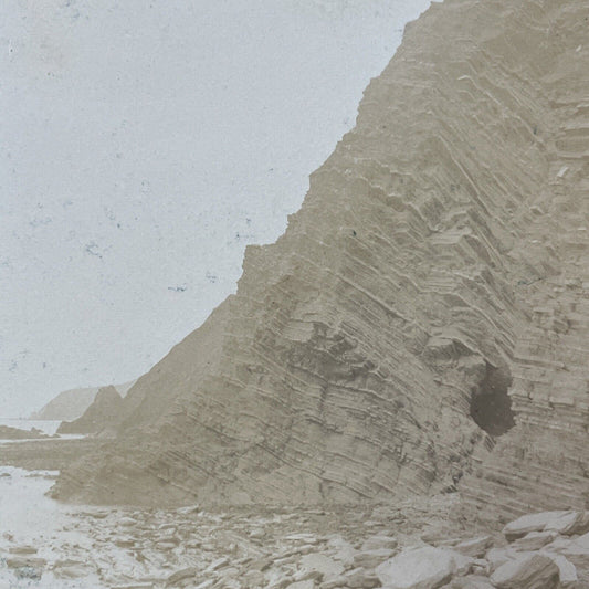 Antique 1909 Constitution Hill Aberystwyth Wales UK Stereoview Photo Card V2208