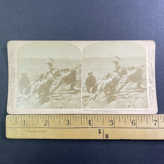 Gloucestershire Regiment 1st Battalion Stereoview Boer War Antique c1900 X1649