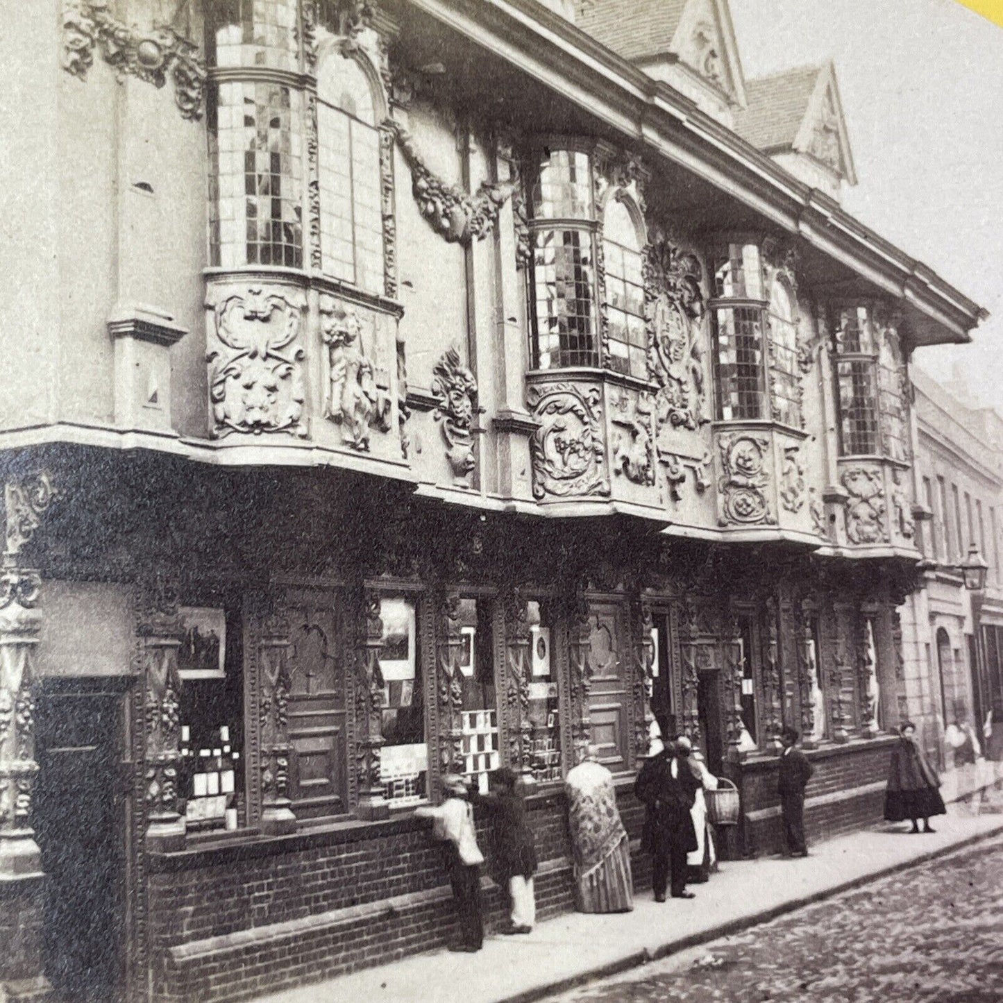 Sparrow's House Ipswich Suffolk England Stereoview Antique c1860 X3834