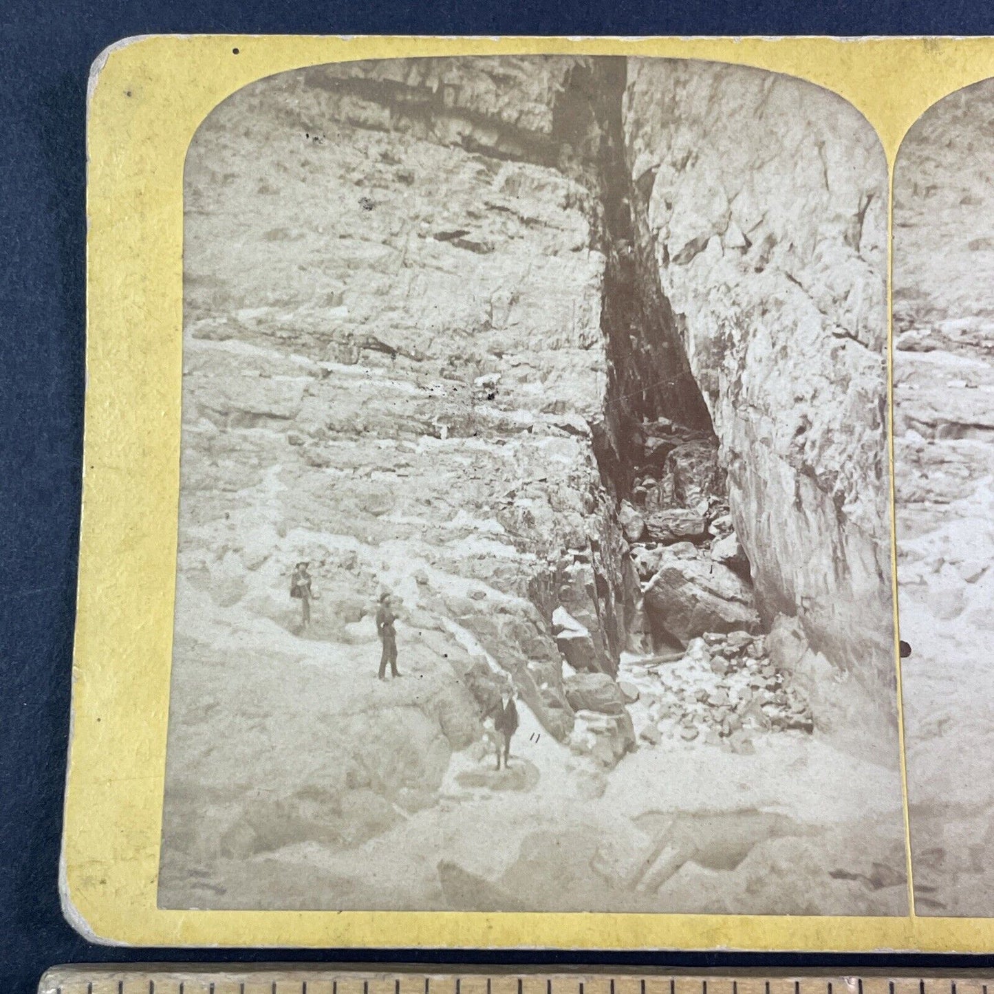 C.W. Talbot Self-Portrait Arkansas Grand Canon Colorado Stereoview c1870 Y2416