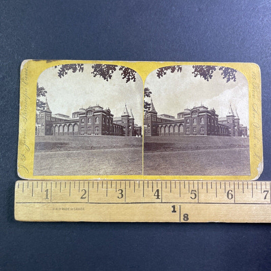 Smithsonian Instituion Nationl Museum Stereoview Washington Antique c1875 X1652