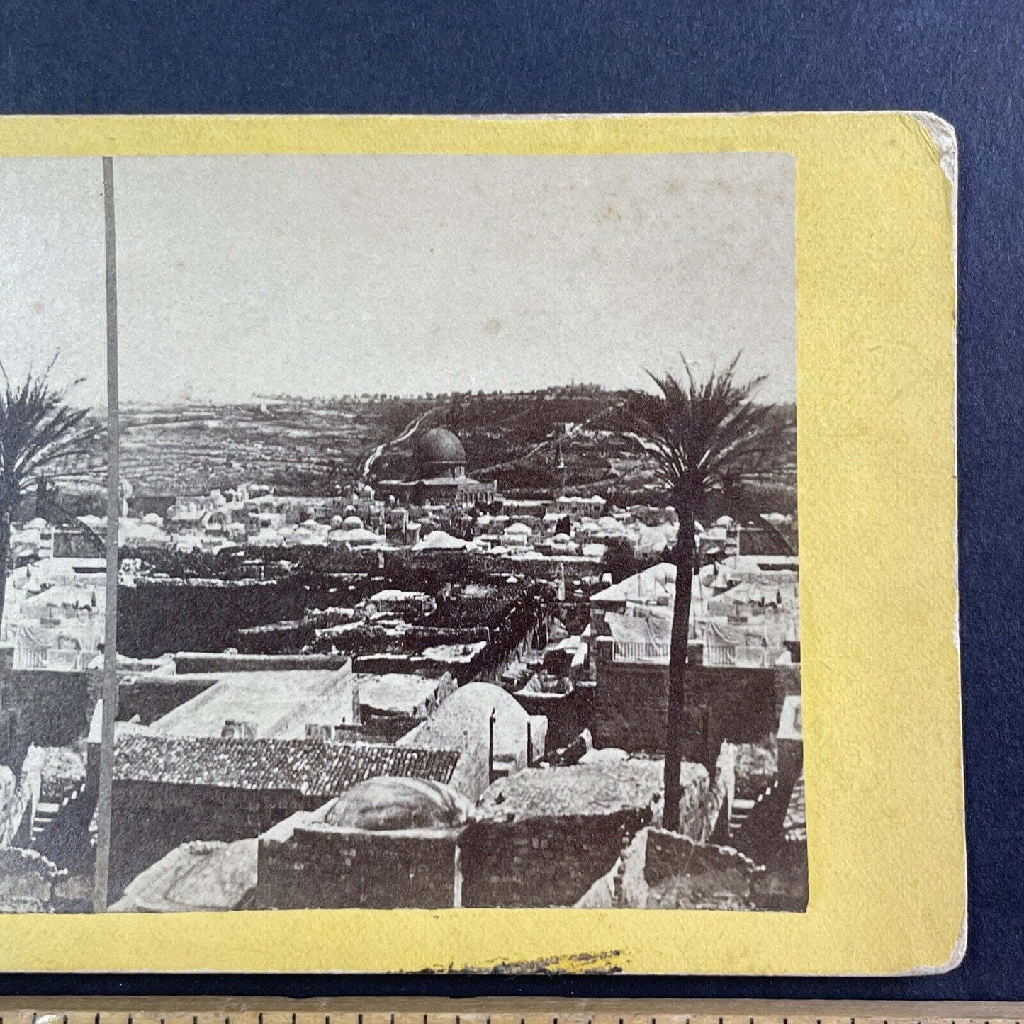 Jerusalem Israel Palestine Stereoview Schumacher Brothers Antique c1865 Y114