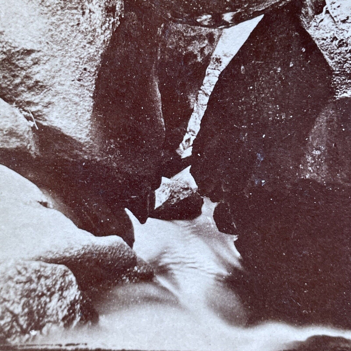 Antique 1870s Pikes Peak Caves Grotto Colorado Stereoview Photo Card P2483