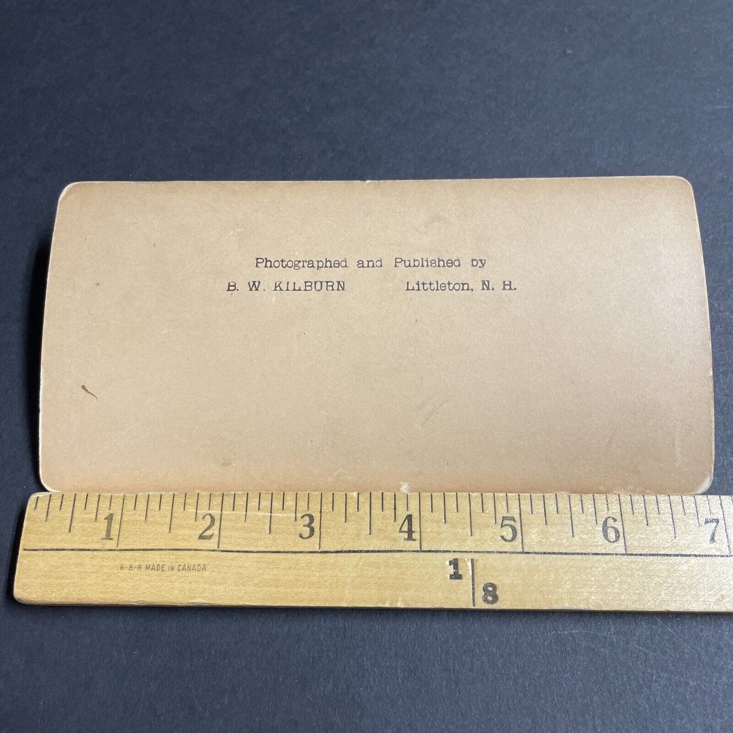 Antique 1889 Benjamin Kilburn Shoots A Deer Stereoview Photo Card P4707