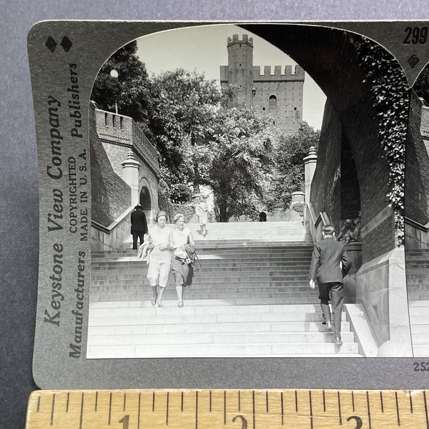 Antique 1920s Beautiful Swedish Women Helsingborg Stereoview Photo Card V3007