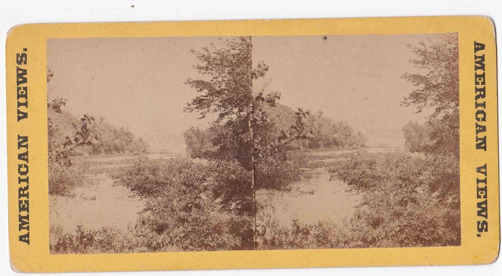 Antique 1870s Pennsylvania Railroad Mercer County Wetlands Photo Card P039