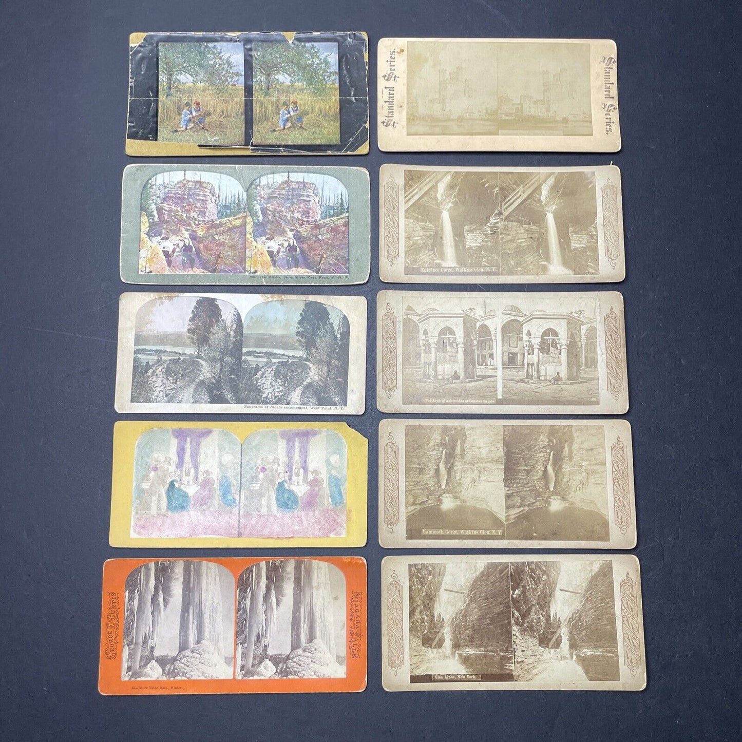 Lot Of 50 Various Scenes And People Stereoview Photo Cards Antique c1870s-1920s