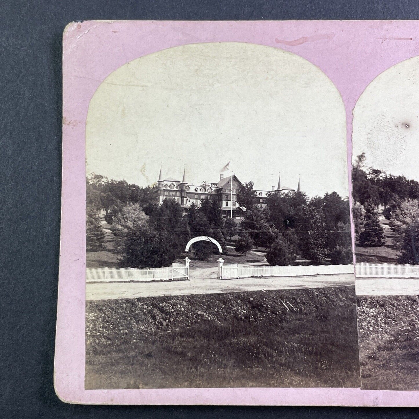 Cresson Mountain House Pennsylvania Stereoview Antique c1860s Y441