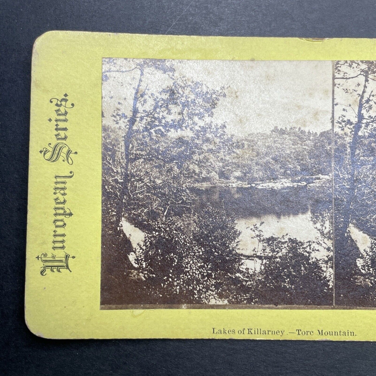 Antique 1860s Lakes Of Killarney Ireland Stereoview Photo Card P1200