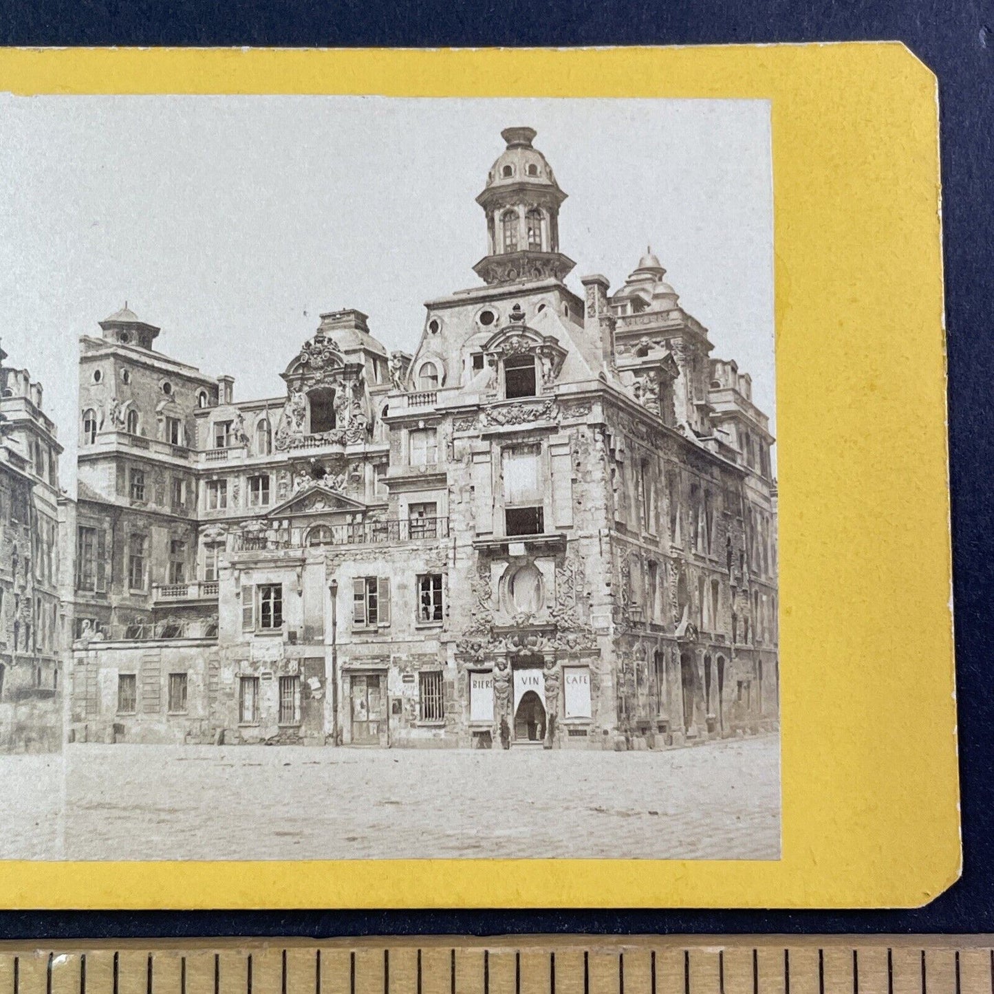 Hotel Fieubet La Valette Hotel Paris France Stereoview Antique c1870 X3847