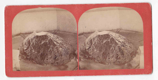 Antique 1880s Volcano Experiment Mechanicville, New York Stereo Card P203