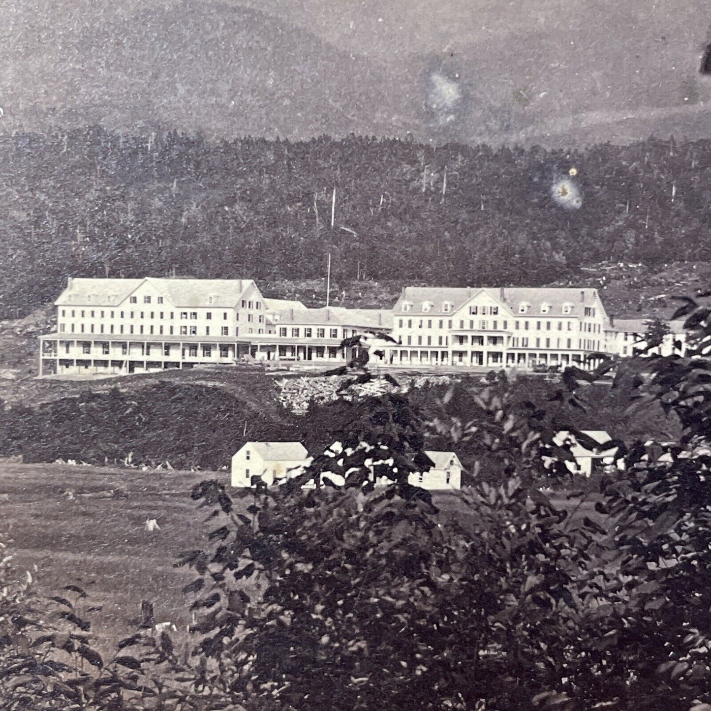 Antique 1870s The Glen House White Mountains NH Stereoview Photo Card V1780