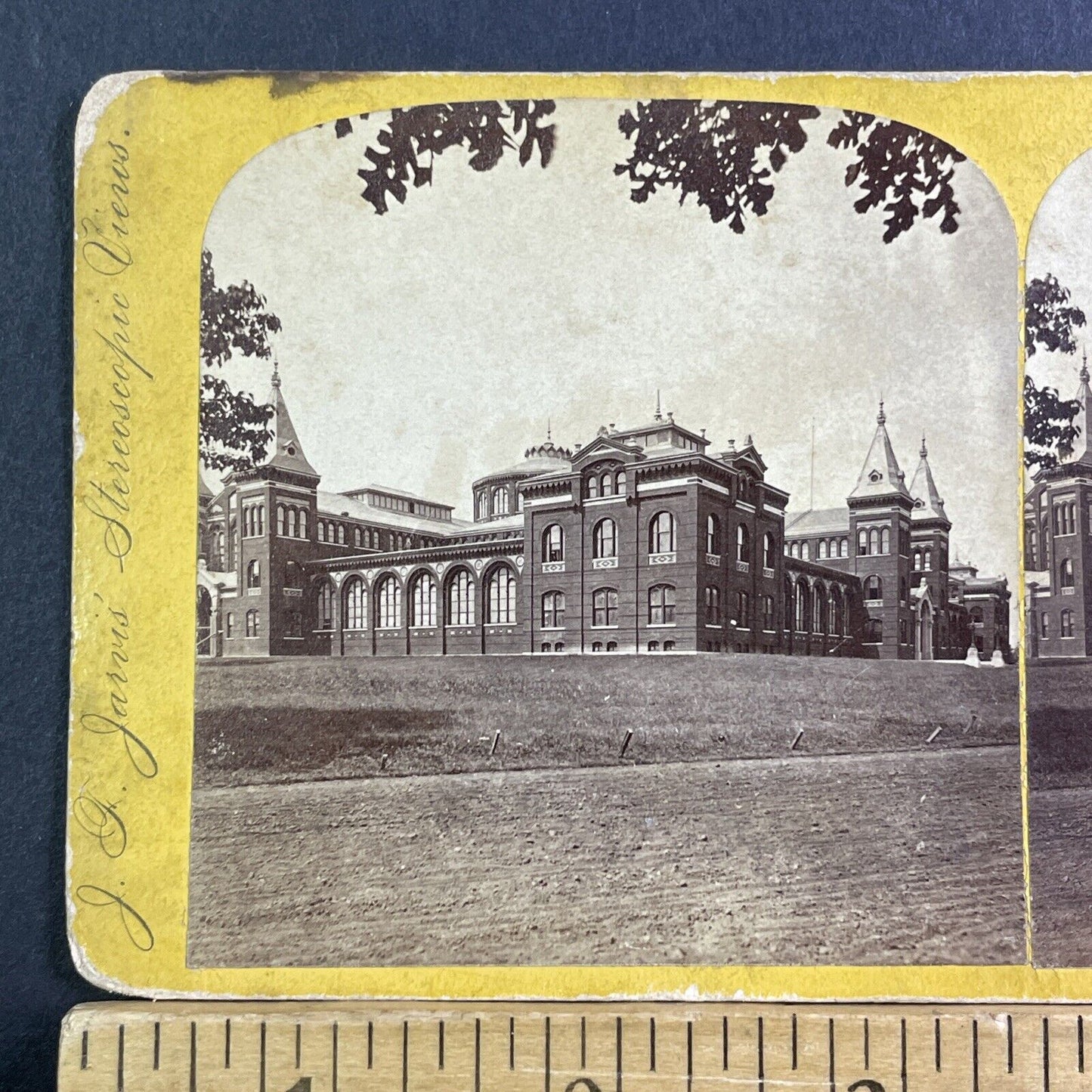 Smithsonian Instituion Nationl Museum Stereoview Washington Antique c1875 X1652