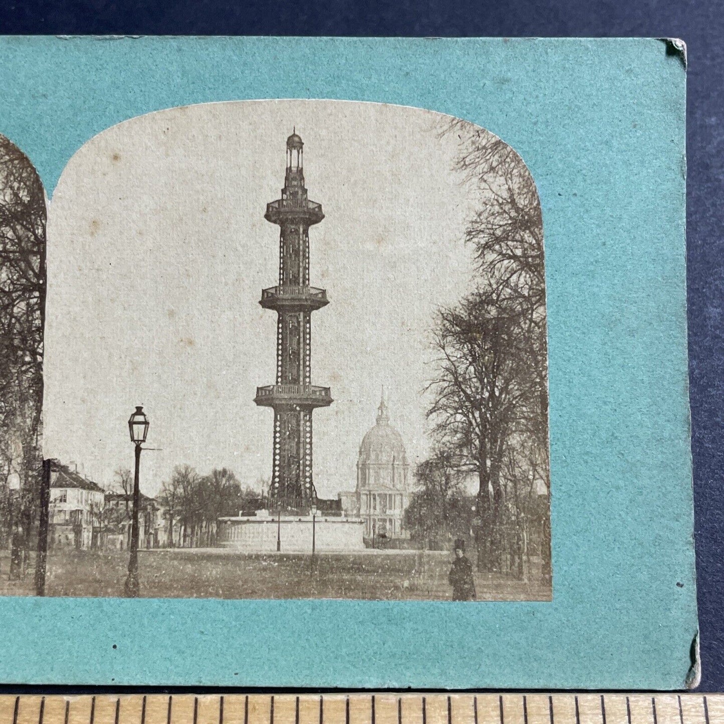 Antique 1870s Artesian Well In Grenelle Paris France Stereoview Photo Card P5133