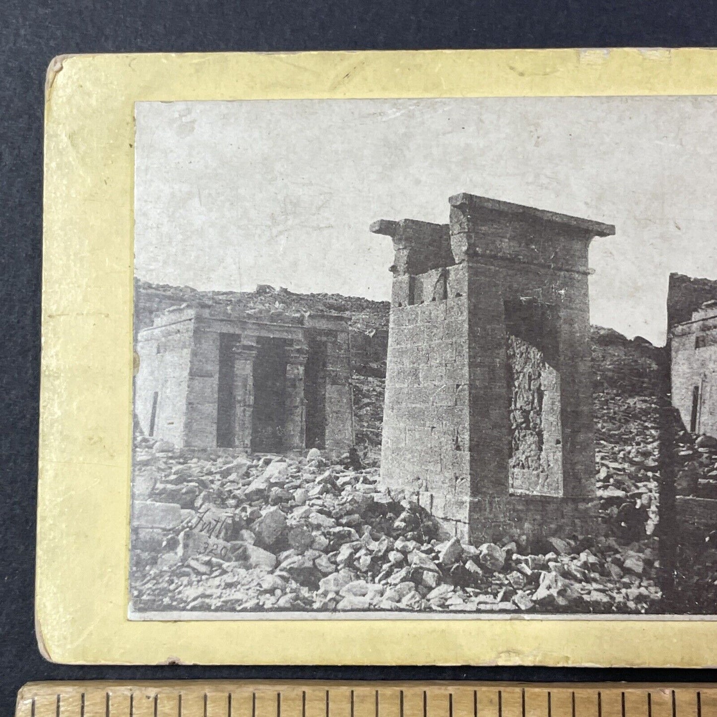 Temple Of Dendur Nubia Egypt Stereoview Francis Frith Antique c1857 X2788