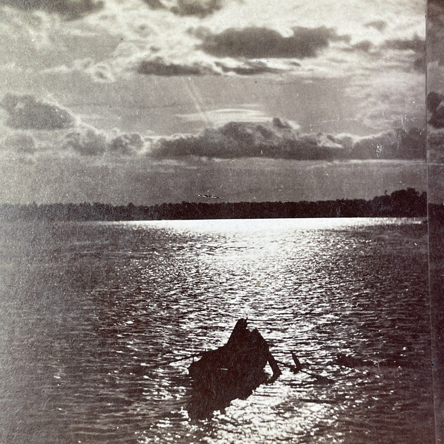 Boating along the Niagara River Stereoview E & HT Anthony Antique c1870 Y2856