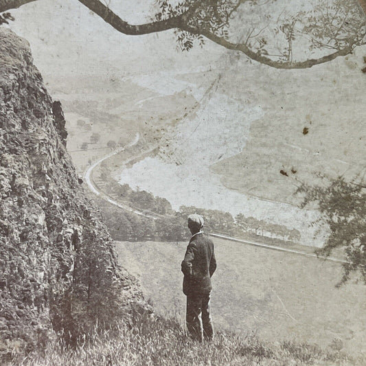 Antique 1897 The Tay River Aberfeldy Scotland Stereoview Photo Card P3911