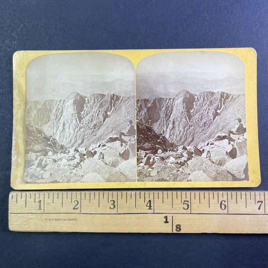 Denver Railroad Pike's Peak CO Stereoview Byron H. Gurnsey Antique c1872 X3641