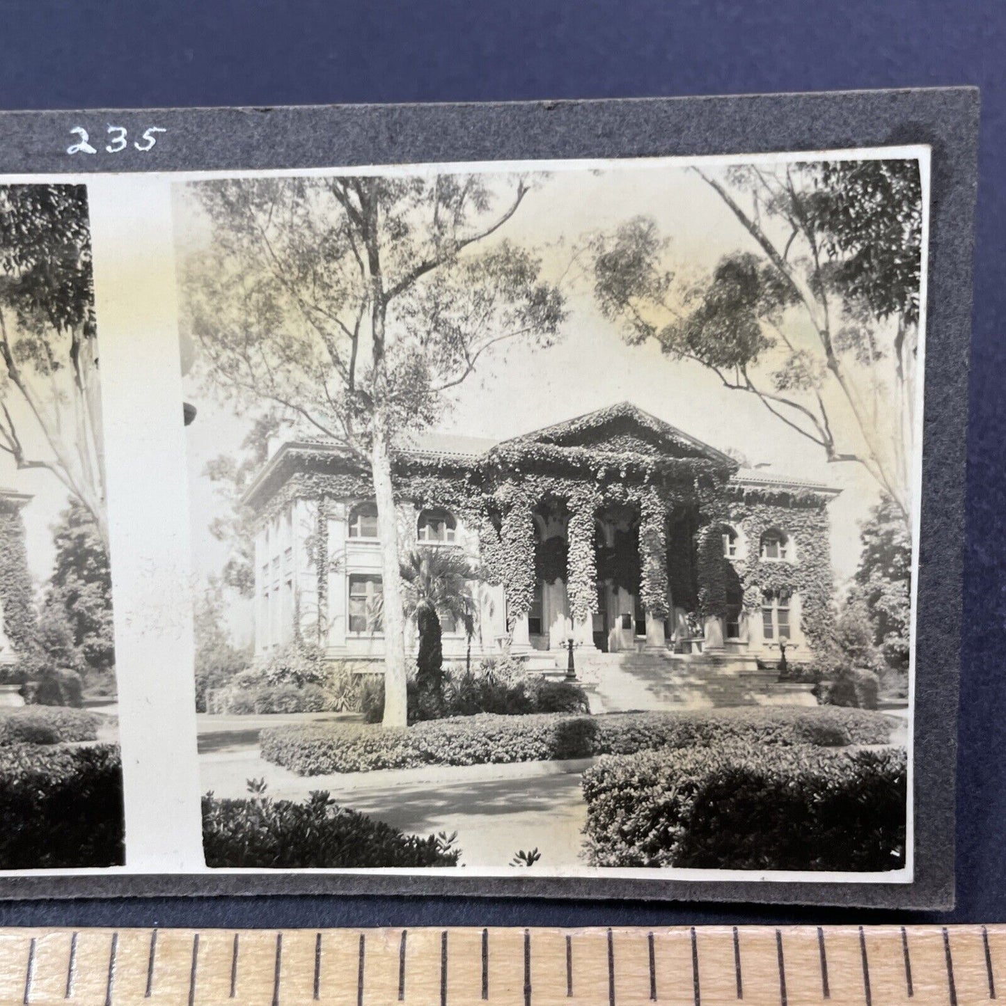 Vintage 1939 Pomona College Claremount California Stereoview Photo Card P503