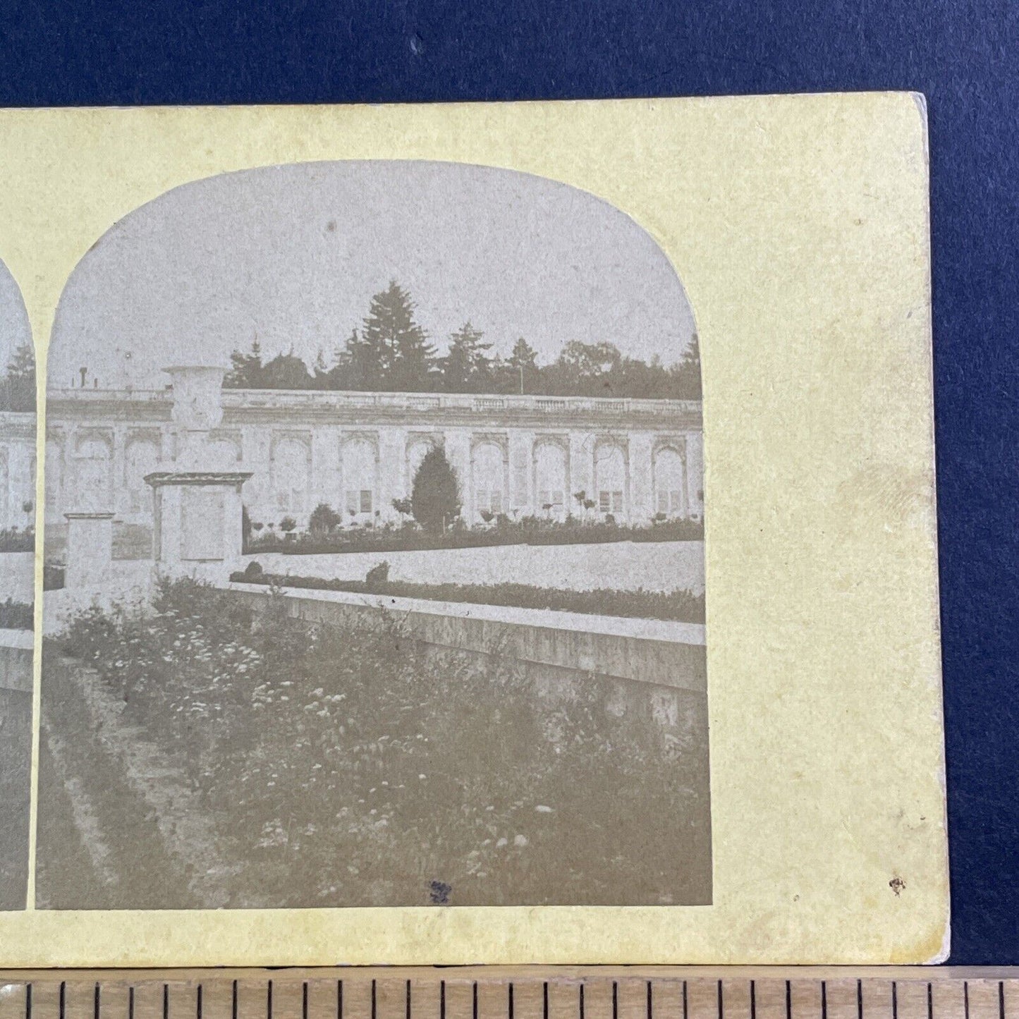 Gardens At Palace Of Versailles France Stereoview Antique c1865 X1610