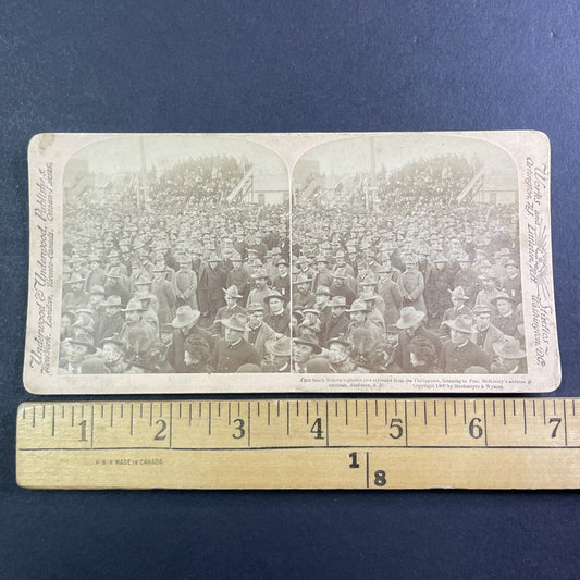 First South Dakota Volunteer Infantry Regiment Stereoview Antique c1900 Y158