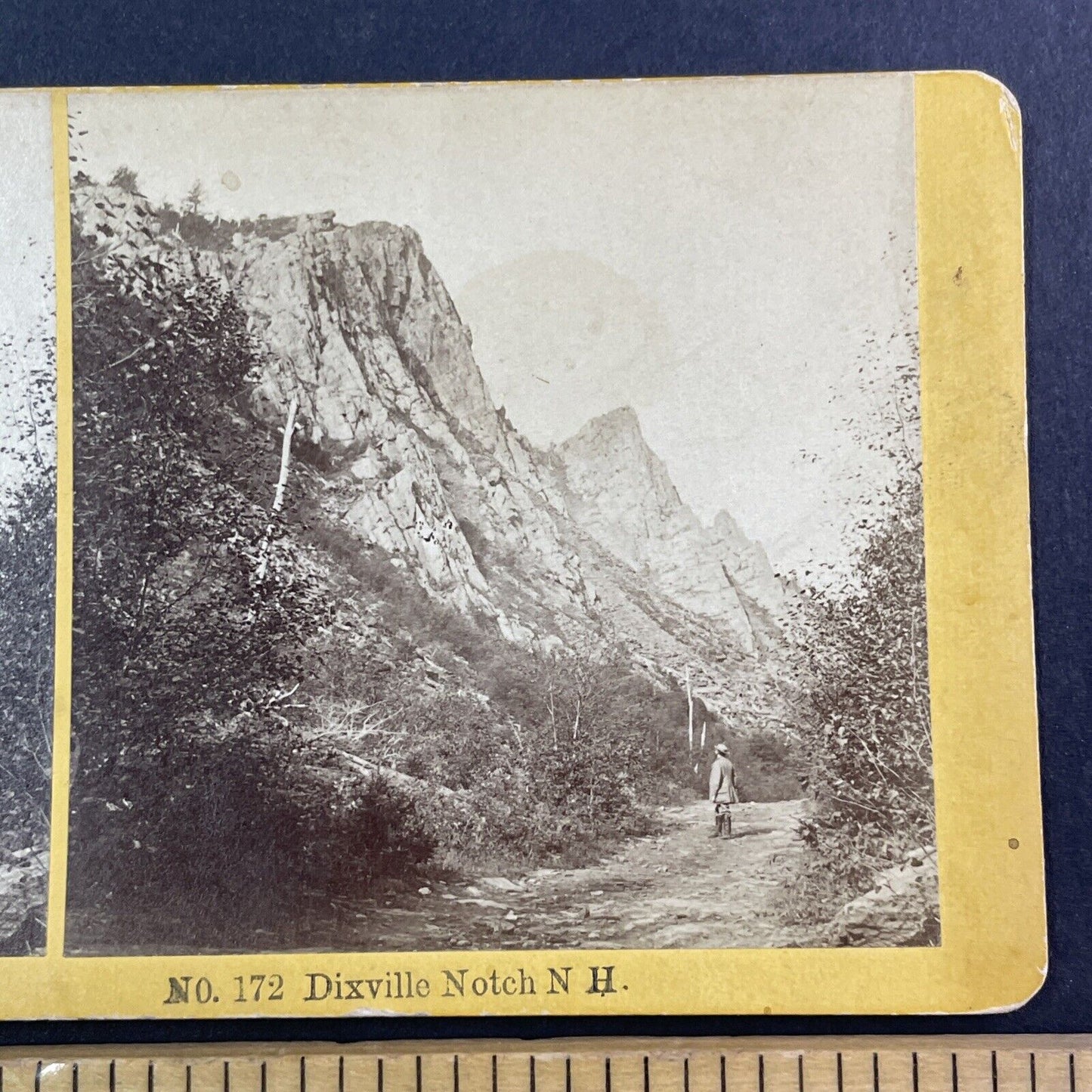 Dixville Notch New Hampshire Stereoview B.W. Kilburn Antique c1870s Y909