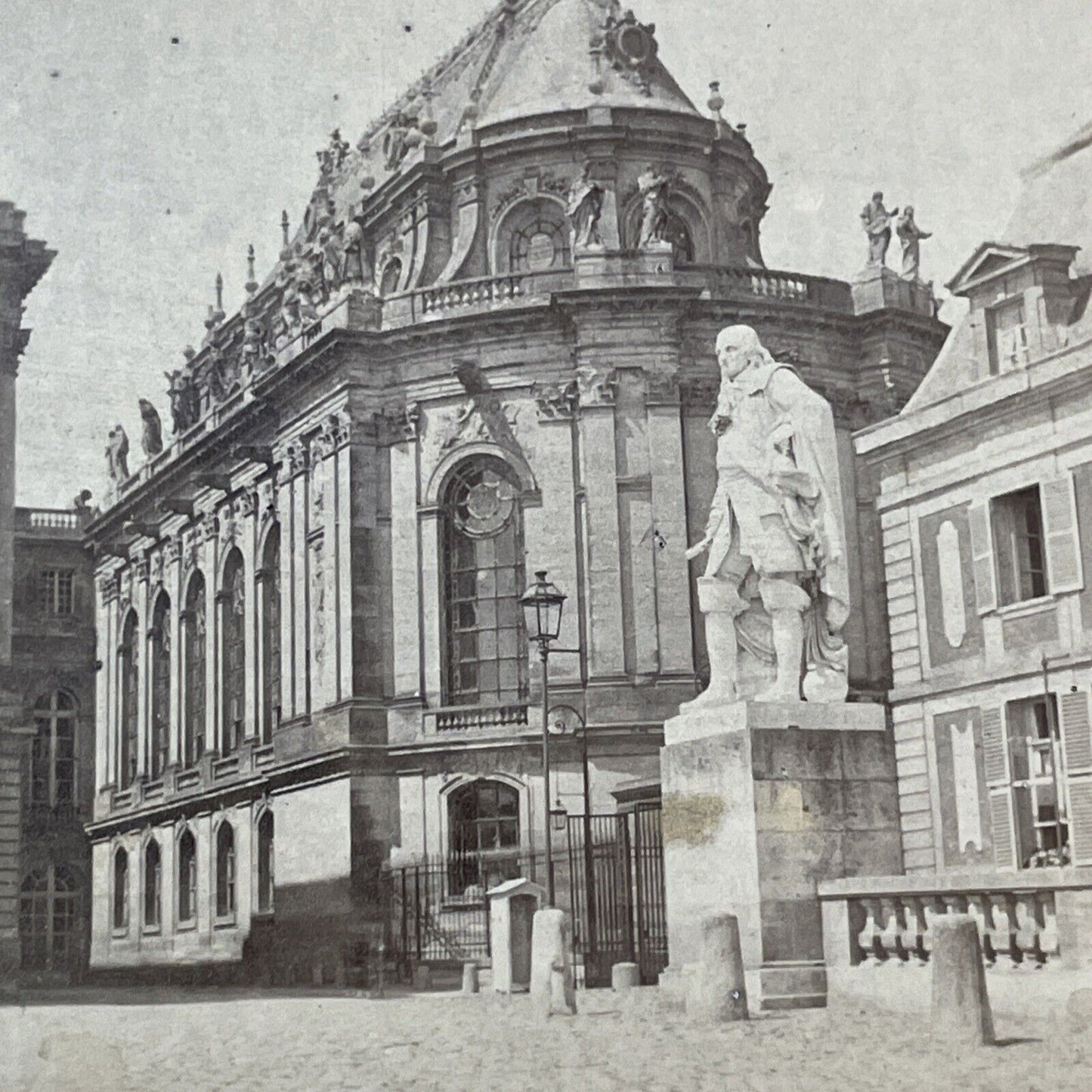 Palace Of Versailles Paris Stereoview Lamy's Collection Antique c1875 X1356