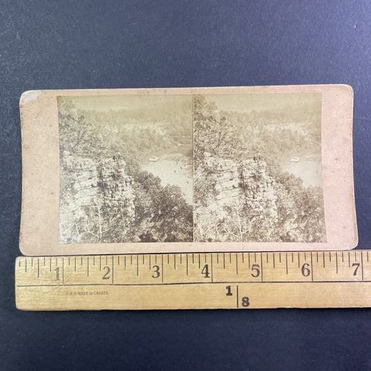 Lover's Leap? Cumberland Maryland Stereoview Cliffs Antique c1870 X1915