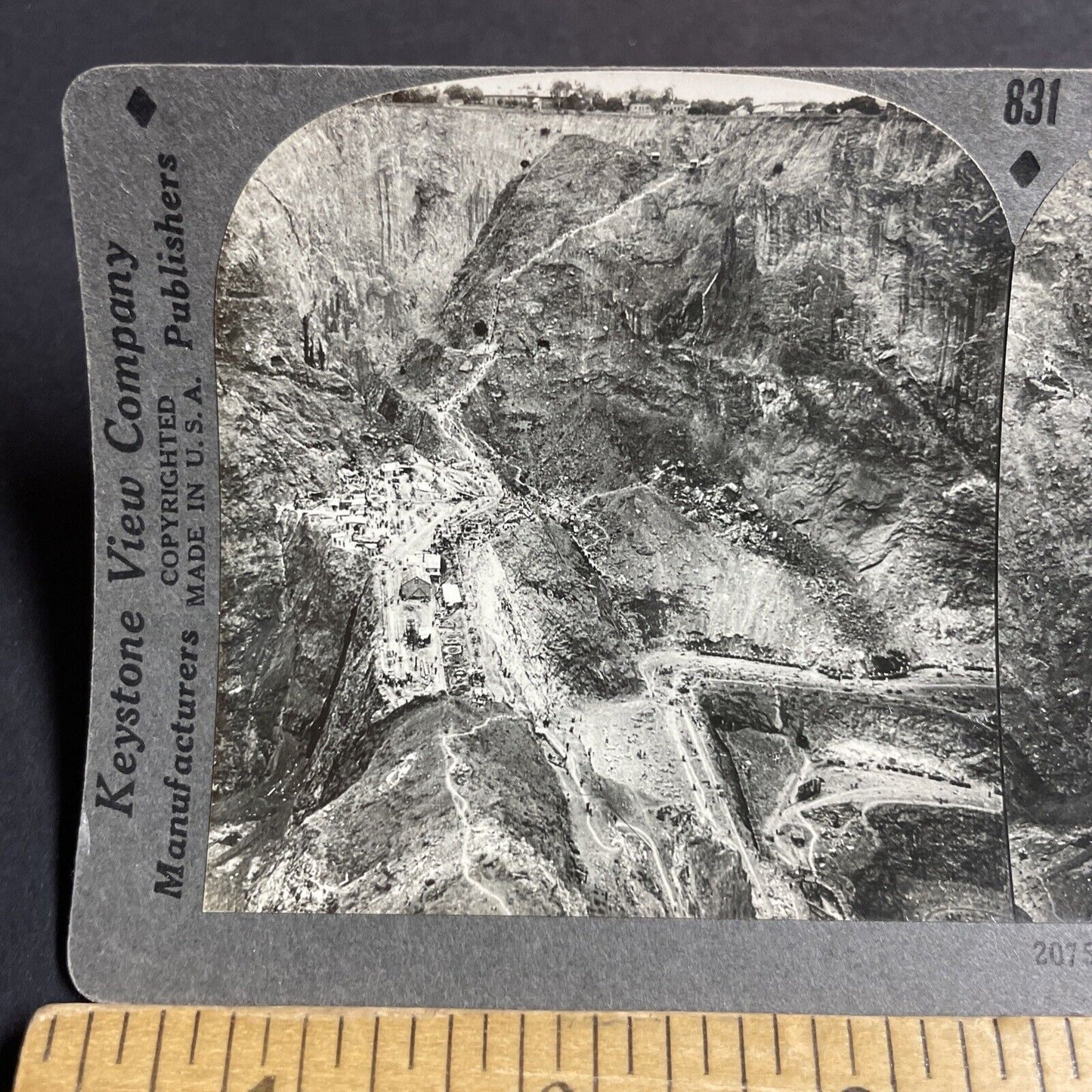 Antique 1910s Premier Diamond Mine Pretoria SA Stereoview Photo Card P4233