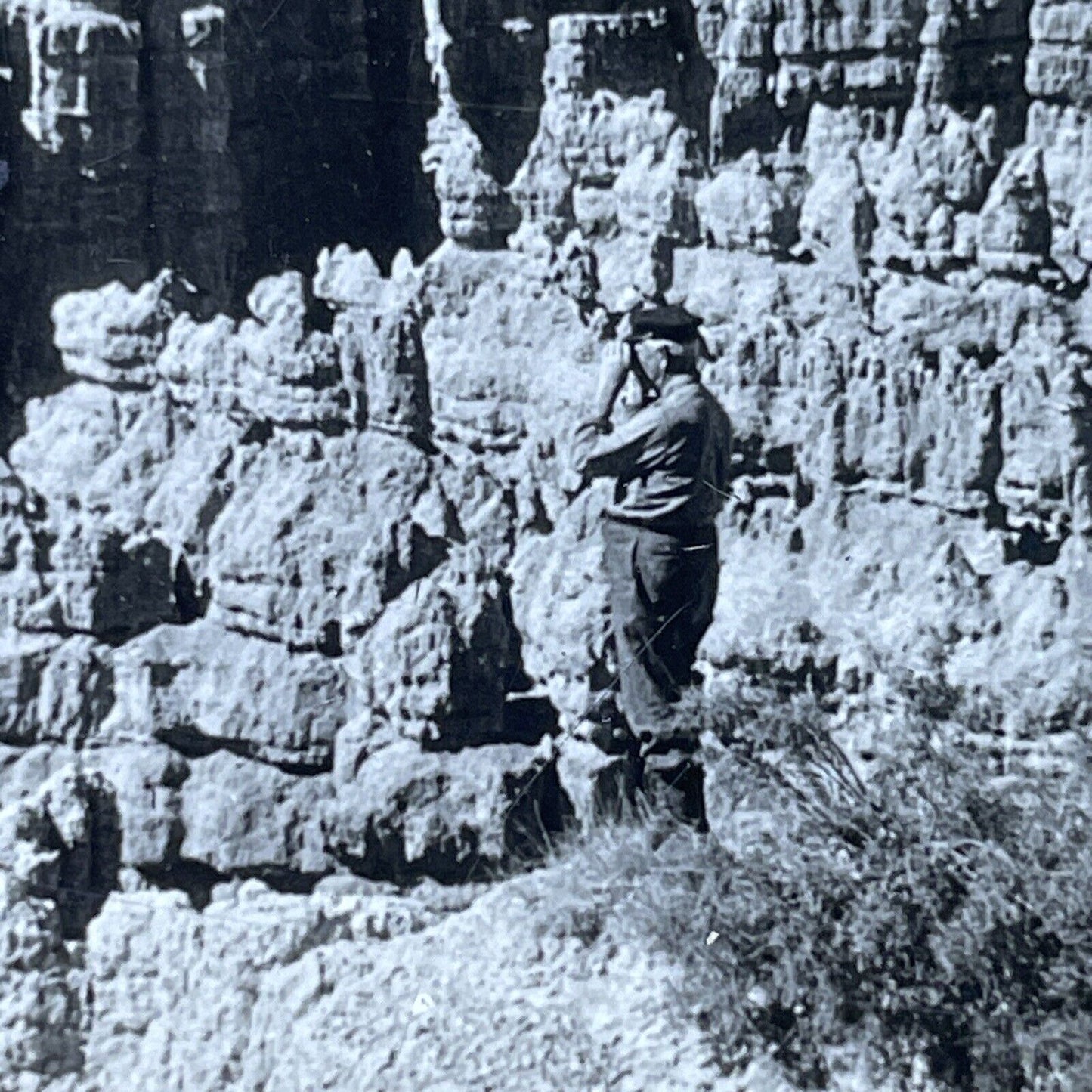 Antique 1910s Bryce Canyon National Park Utah Stereoview Photo Card P3206