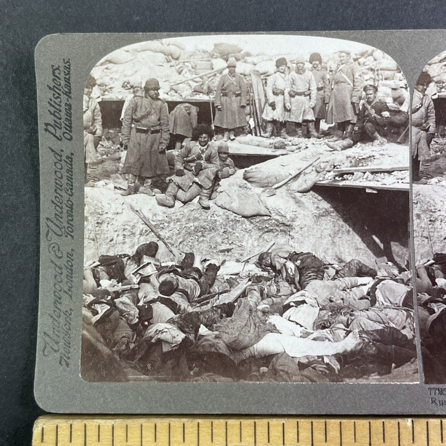 Japanese Horror of War Stereoview Russo-Sino War Antique c1905 X4199