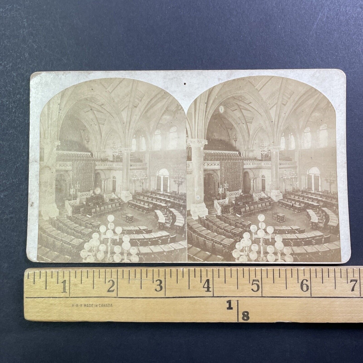 New York State Capitol Albany NY Stereoview William Notman Antique c1876 X4228
