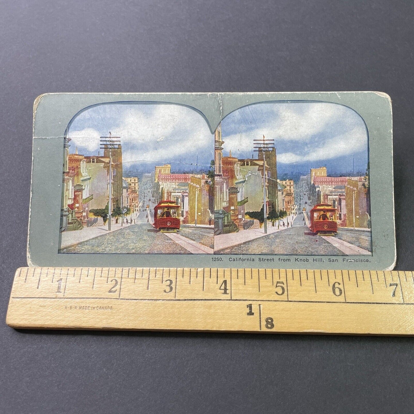 Antique 1890s Knob Hill San Francisco California Stereoview Photo Card P3058