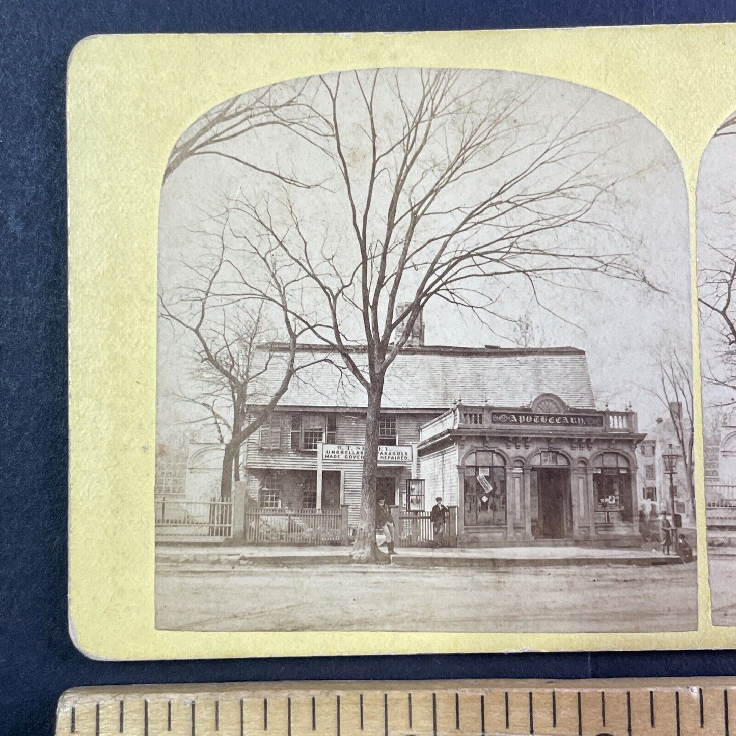 Salem Witch Trial House MASS J. Corwin Stereoview GK Proctor Antique c1867 X4092